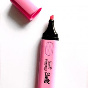 Resaltador TRABI PASTEL ROSA