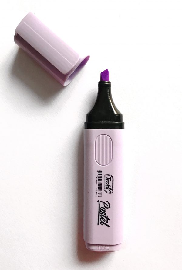 Resaltador TRABI PASTEL LILA