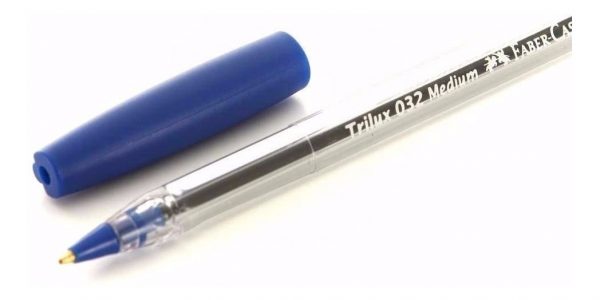 Lapicera Faber Castell Trilux AZUL