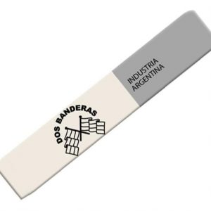 Goma DOS BANDERAS blanca / gris