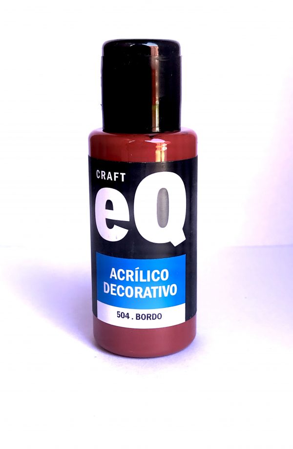 Acrilico EQ 50CC BORDO