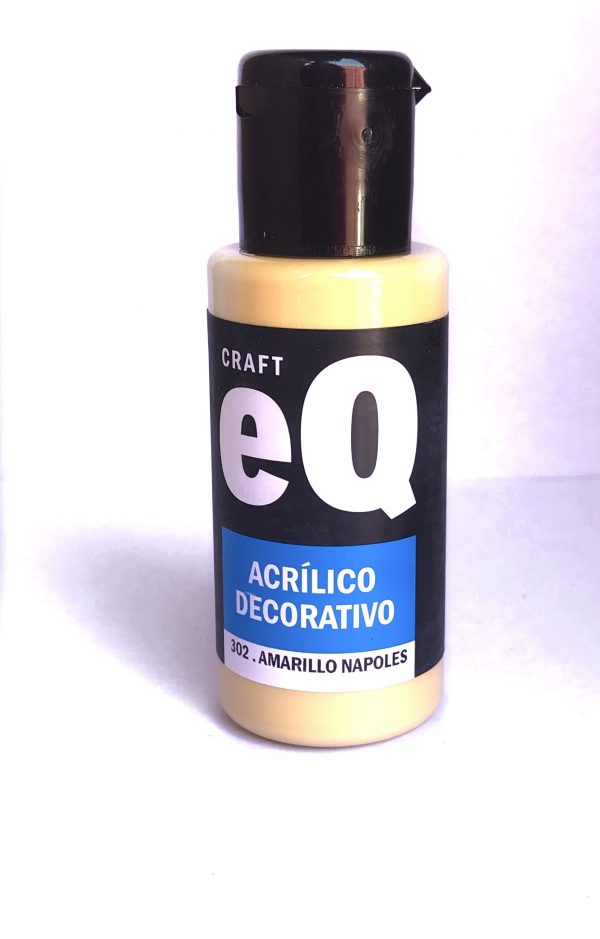 Acrilico EQ 50CC AMARILLO NAPOLES