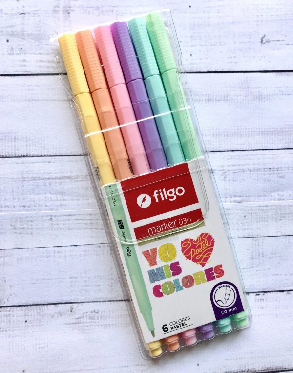 Marcadores FILGO PASTELES