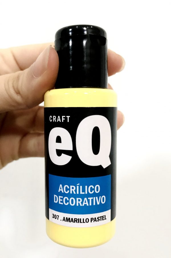 Acrilico EQ 50CC AMARILLO PASTEL
