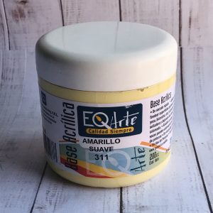 Base acrilica EQ 200CC. AMARILLO SUAVE