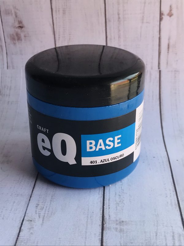 Base acrilica EQ 200CC. AZUL OSCURO