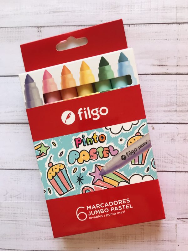 Marcadores FILGO JUMBO X6 PASTELES