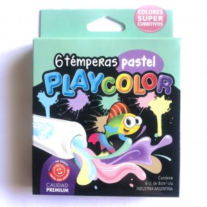 Temperas PLAYCOLOR PASTELES X6