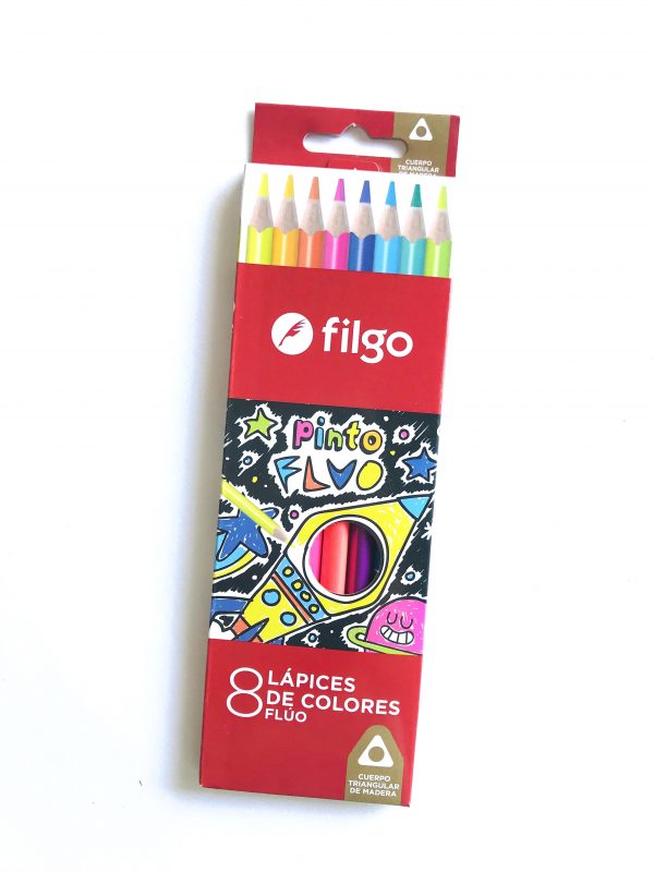 Lapices FILGO FLUO X8