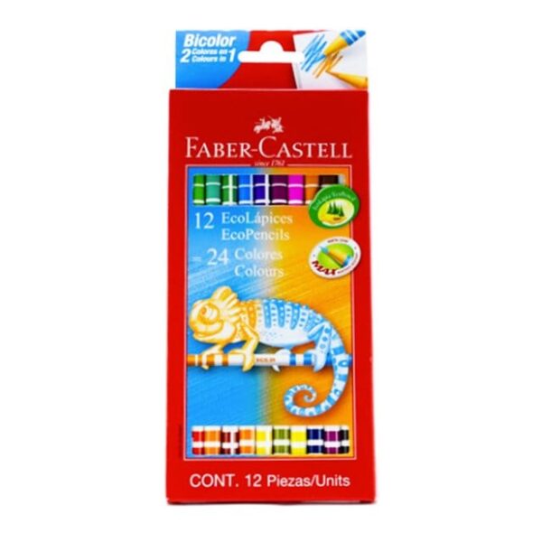 Lapices FABER CASTELL BICOLOR X12