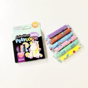 Plastilinas PLAYCOLOR PASTEL X6