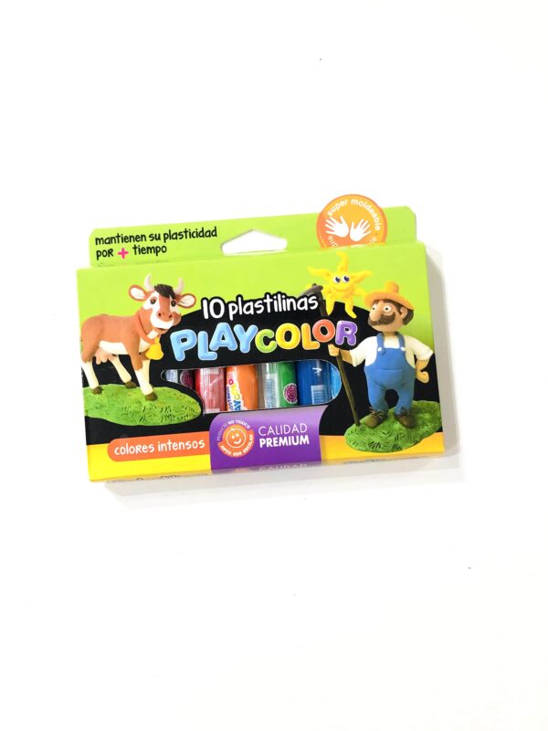 Plastilinas PLAYCOLOR X10