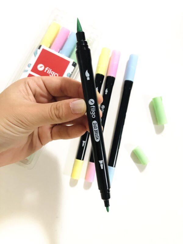 Marcadores FILGO duo brush PASTEL X4 OUTLET - Imagen 2