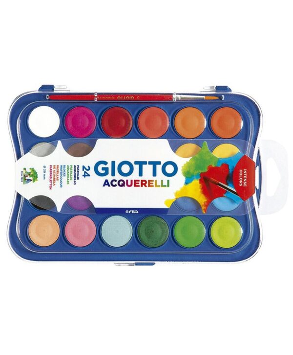Acuarelas GIOTTO x24 colores + pincel