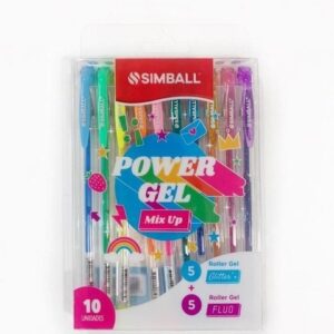 Lapiceras SIMBALL POWER GEL x10