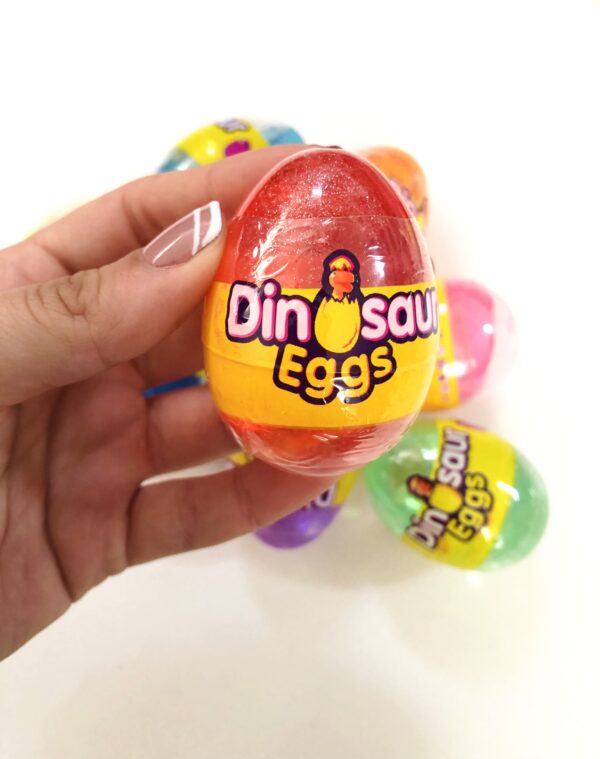 Dinosaur egg SLIME TRANSPARENTE - Imagen 2