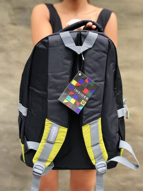 Mochila INSIDER REFORZADA amarilla - Imagen 3
