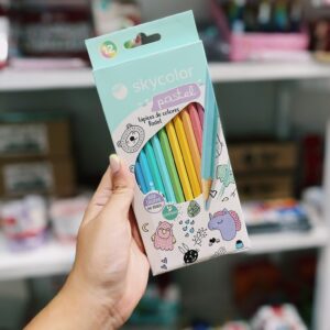 Lapices de colores PASTELES SKYCOLOR X12
