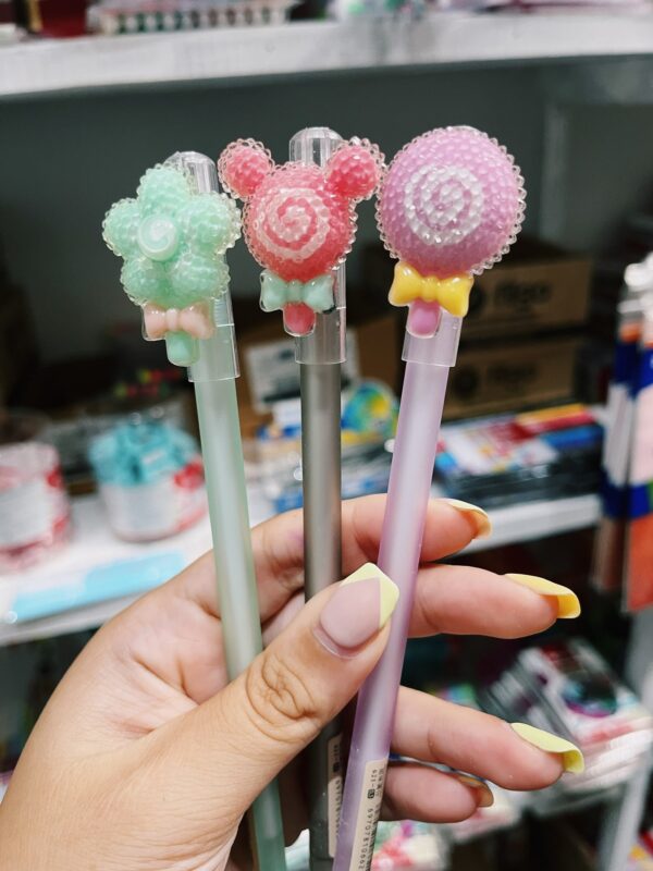 Lapicera ANIMADA candy tinta azul - Imagen 3