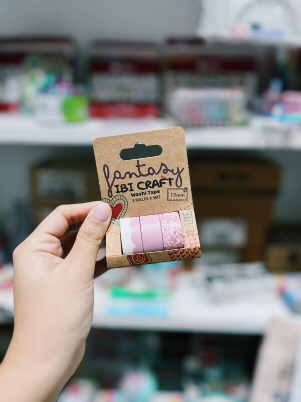 Washi tapes estampadas ROSA