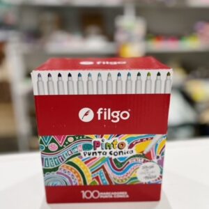 Marcadores FILGO punta conica x100