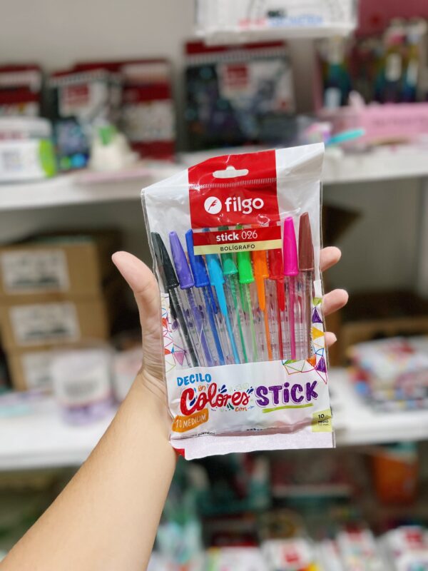 Lapiceras FILGO STICK X10