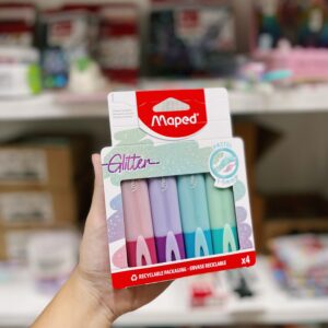Resaltadores MAPED glitter X4