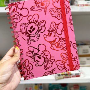 Cuaderno A5 MOOVING Minnie rojo