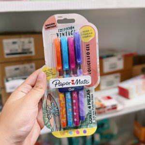 Lapiceras PAPER MATE VINTAGE x4 en gel | edición limitada