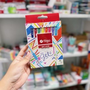 Lapiceras FILGO gel pop colores surtidos x10