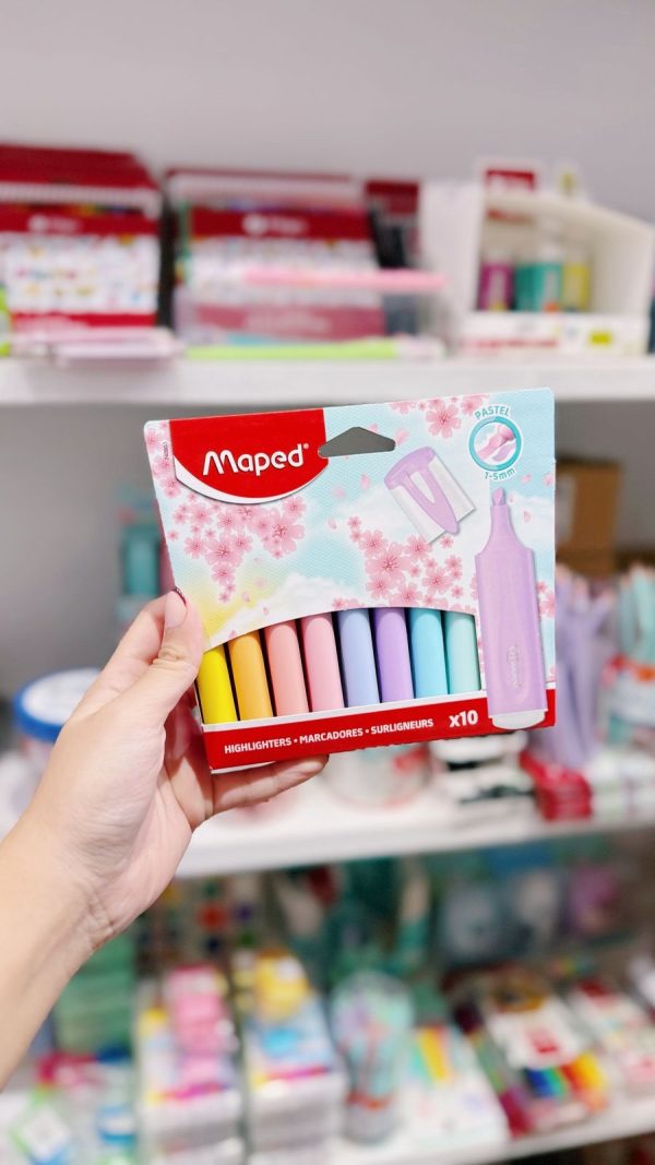 Resaltadores MAPED pastel X10